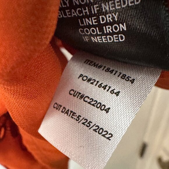 Torrid Georgette Eyelet Smoked Waist Puff Sleeve Cinnamon Brown Size 4 (26) NEW - Picture 8 of 8